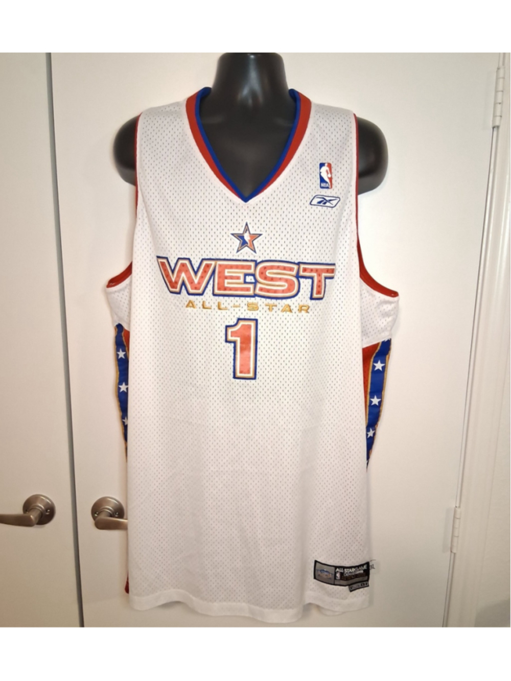 VTG Reebok 2005 All Star Houston Rockets Tracy McGrady 3XL +2 NBA Jersey SEWN